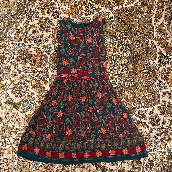 Anthropologie Adelyn Rae Embroidered Dress - Picture 3 of 8